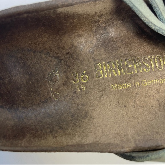 Birkenstock Granada Sandals Size 36 / 5 Green - Picture 9 of 9